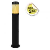 nolana potelet 970mm 20w cct 2400k/3000k/4000k alu noir 5ans (100392)