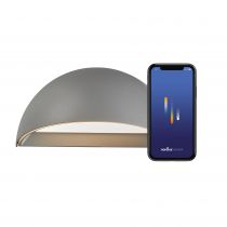 nordlux-applique murale - arcussmart - aluminium - gris - led module incl. (2019001010)