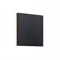 nordlux-applique murale - artego carré - aluminium - noir - led module incl. (46951003)