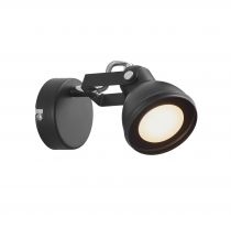 nordlux-applique murale - aslak - métal - noir -  gu10 (45721003)