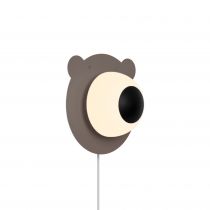 nordlux-applique murale - brunabear - métal - marron -  e14 (2312951018)