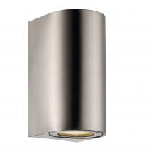 nordlux-applique murale - canto maxi 2 - acier inoxydable - inox -  gu10 (49721034)