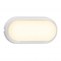 nordlux-applique murale - cuba ovale -  plastique - blanc - led module incl. (2019181001)