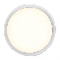 nordlux-applique murale - cuba rond -  plastique - blanc - led module incl. (2019161001)