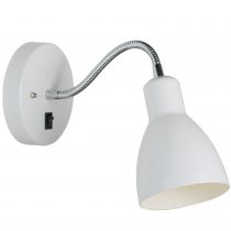 nordlux-applique murale - cyclone - métal - blanc -  e14 (72991001)