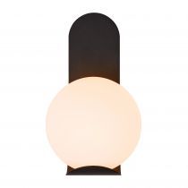 nordlux-applique murale - dalius -  plastique - noir -  e27 (2418271003)