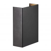 nordlux-applique murale - fold 10 - aluminium - seaside noir - led module incl. (2518031203)