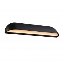 nordlux-applique murale - front 36 - métal - noir - led module incl. (84091003)