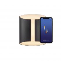 nordlux-applique murale - gripsmart - aluminium - noir - led module incl. (2118201003)