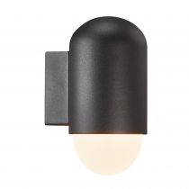 nordlux-applique murale - heka - aluminium - noir -  e27 (2118211003)
