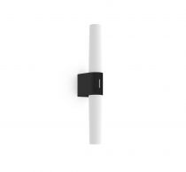 nordlux-applique murale - helva -  plastique - noir - led module incl. (2015311003)