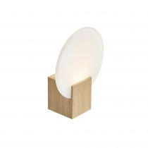 nordlux-applique murale - hester -  plastique - feuille de bois - led module incl. (2015391014)