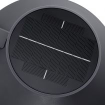 nordlux-applique murale - justina - métal - anthracite - solarled (2418071050)