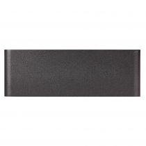 nordlux-applique murale - kinver 26 - aluminium - noir - led module incl. (2118181003)