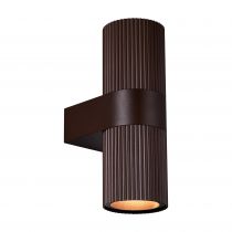 nordlux-applique murale - kyklop ripple - aluminium - couleur rouille -  gu10 (2318051009)