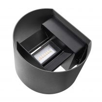 nordlux-applique murale - milda - aluminium - anthracite - led module incl. (2418351050)
