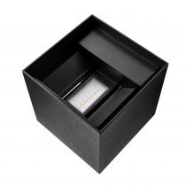 nordlux-applique murale - milda kubi - aluminium - noir - led module incl. (2418331003)