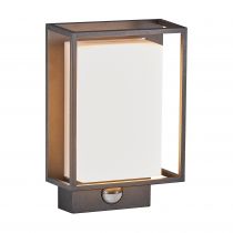 nordlux-applique murale - nestor sensor - aluminium - noir - led module incl. (49051503)