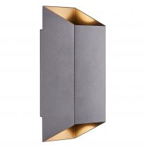 nordlux-applique murale - nico 22 carré - aluminium - anthracite -  gu10 (2218221050)