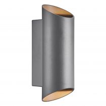 nordlux-applique murale - nico 22 rond - aluminium - anthracite -  gu10 (2218231050)