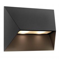 nordlux-applique murale - pontio 27 - aluminium - noir -  gu10 (2218191003)