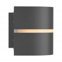 nordlux-applique murale - sibelis -  plastique - anthracite -  e27 (2418311050)
