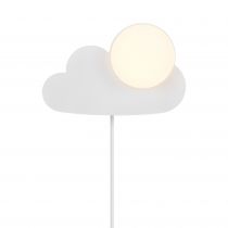 nordlux-applique murale - skykucloud -  plastique - blanc -  e14 (2312971001)