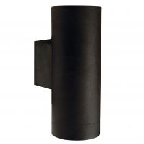 nordlux-applique murale - tin maxi double - métal - noir -  gu10 (21519903)