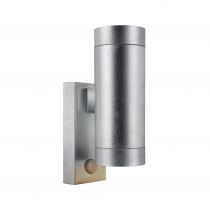 nordlux-applique murale - tin maxi double sensor - métal - acier galvanisé - gu10 (21519131)