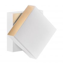 nordlux-applique murale - turn - aluminium - blanc - led module incl. (2019061001)
