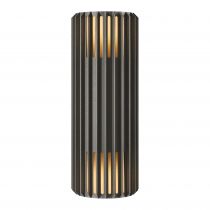 nordlux-applique murale double - aludra - aluminium - seaside anthracite -  e27 (2418121250)
