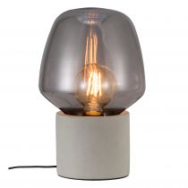nordlux-lampe à poser - christina - béton - gris clair -  e27 (48905011)