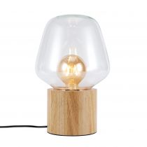 nordlux-lampe à poser - christina - bois - transparent -  e27 (48905014)