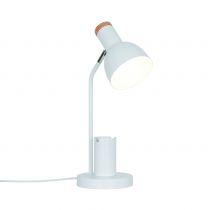 nordlux-lampe à poser - devone - métal - blanc - e27 (2512405001)