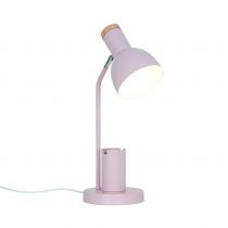nordlux-lampe à poser - devone - métal - rose poudré - e27 (2512405057)
