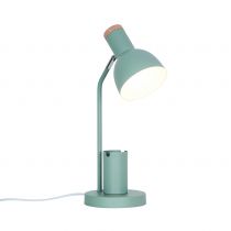 nordlux-lampe à poser - devone - métal - vert poudré - e27 (2512405023)