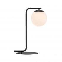 nordlux-lampe à poser - grant - verre - noir -  e14 (46635003)