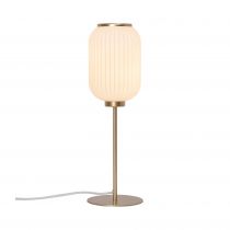 nordlux-lampe à poser - milford - verre - laiton -  e27 (2213225001)