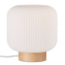 nordlux-lampe à poser - milford - verre - nature (marron) -  e27 (48915001)