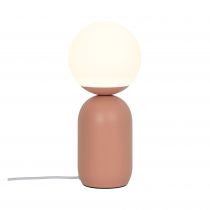 nordlux-lampe à poser - notti - métal - terracotta -  e14 (2011035059)
