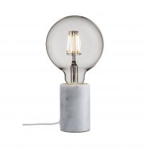 nordlux-lampe à poser - siv - marbre - blanc -  e27 (45875001)