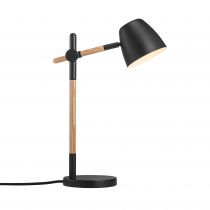 nordlux-lampe à poser - theo - métal - noir -  gu10 (2112645003)