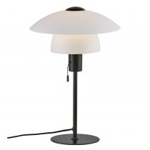 nordlux-lampe à poser - verona - verre - noir -  e27 (2010875001)