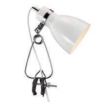 nordlux-luminaire à pince - cyclone - métal - blanc -  e14 (73072001)
