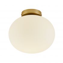 nordlux-plafonnier - alton - verre - laiton -  e27 (2010506001)