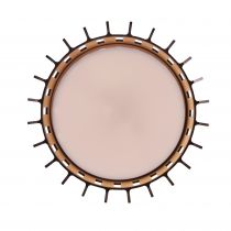 nordlux-plafonnier - aludra - aluminium - seaside marron metallise -  e27 (2118006261)