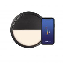 nordlux-plafonnier - avasmart - aluminium - noir - led module incl. (2019016003)