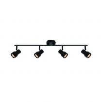 nordlux-plafonnier - boston 4-rail -  métal - noir - gu10 (2512380103)