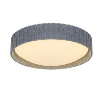 nordlux-plafonnier - corato 40 -  matière plastique - gris - e14 (2512456010)