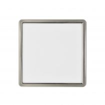 nordlux-plafonnier - oja 29 carré -  plastique - brossé nickel - led module incl. (2015056155)